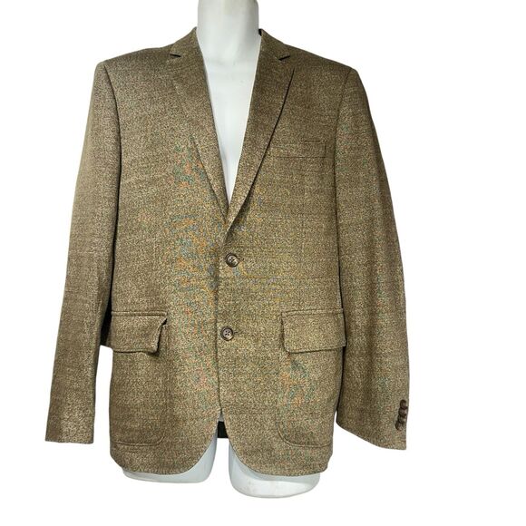 flynt spicoli linen blend blazer Mens Size 40R - Picture 8 of 8